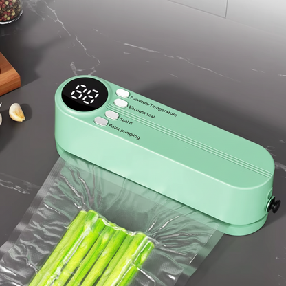 Selladora de Vacío Portátil Inalámbrica - Conserva Alimentos Frescos | Mini Máquina Automática
